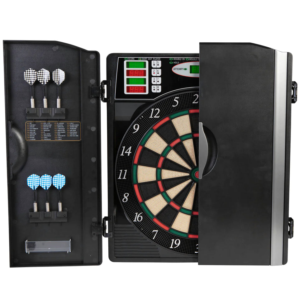 Arachnid Titanium 5400 Electronic Dart Board with Cabinet