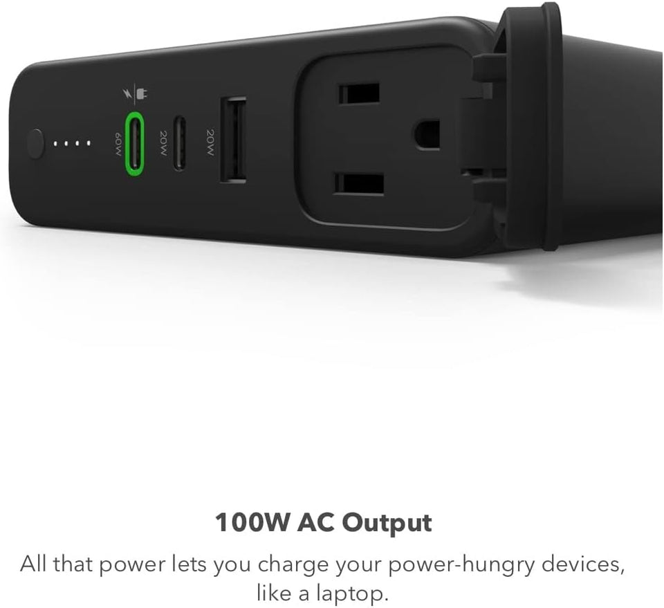 Mophie 27,000 mAh powerstation pro AC - Black