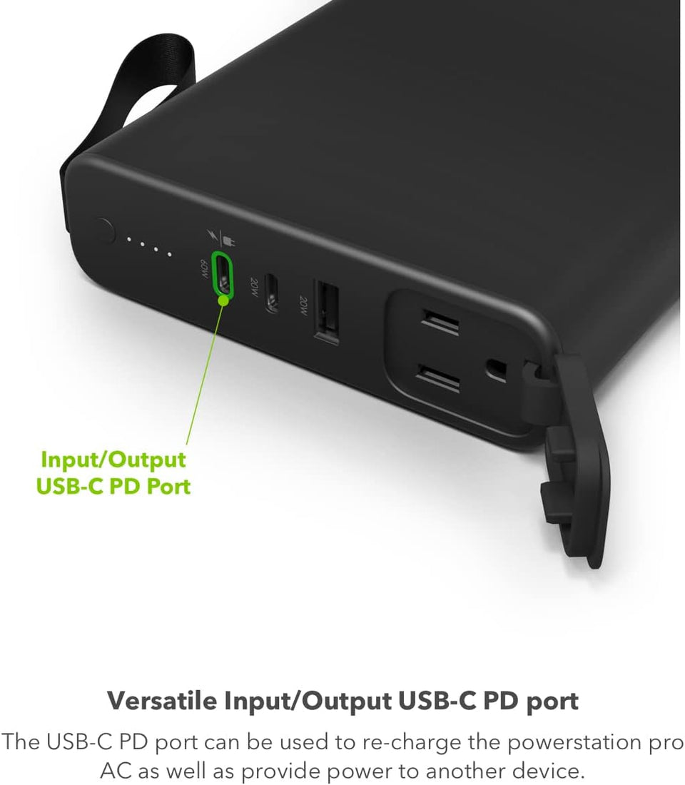 Mophie 27,000 mAh powerstation pro AC - Black