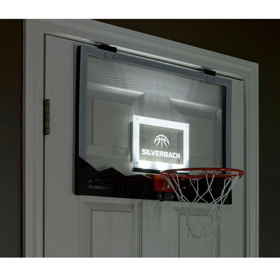 Silverback 18" LED Mini Hoop Indoor Basketball Game