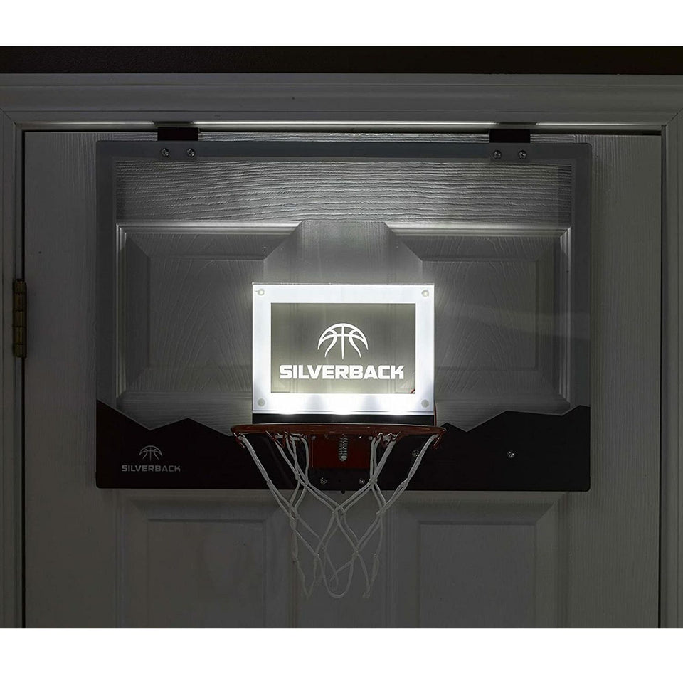 Silverback 18" LED Mini Hoop Indoor Basketball Game