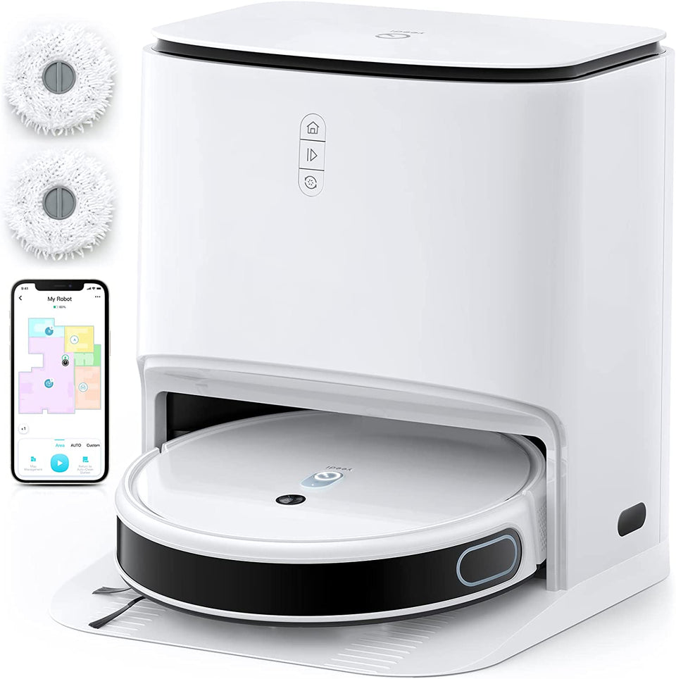 yeedi Mop Station Pro Robot Vacuum Cleaner w/ Rotating Mop Heads