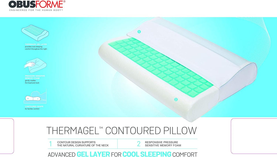 ObusForme Contour Thermagel Memory Foam Pillow
