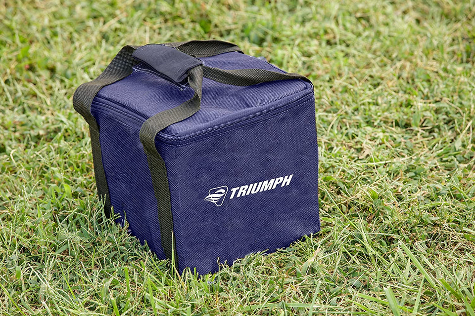 100mm Outdoor Resin Bocce Red / Blue 2 Teams Set of 8 Balls