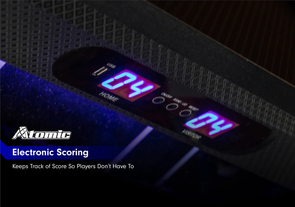 LED Light Up Foosball Soccer Arcade Table Black