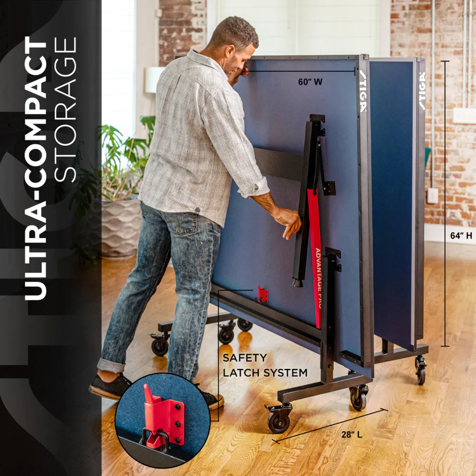 Stiga Advantage Pro Tournament-Quality Indoor Table Tennis / Ping Pong Table