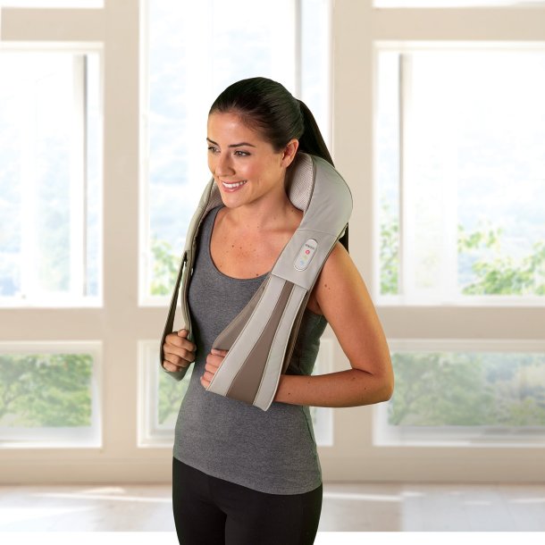 HoMedics Quad Action Shiatsu Kneading Neck & Shoulder Massager with Heat