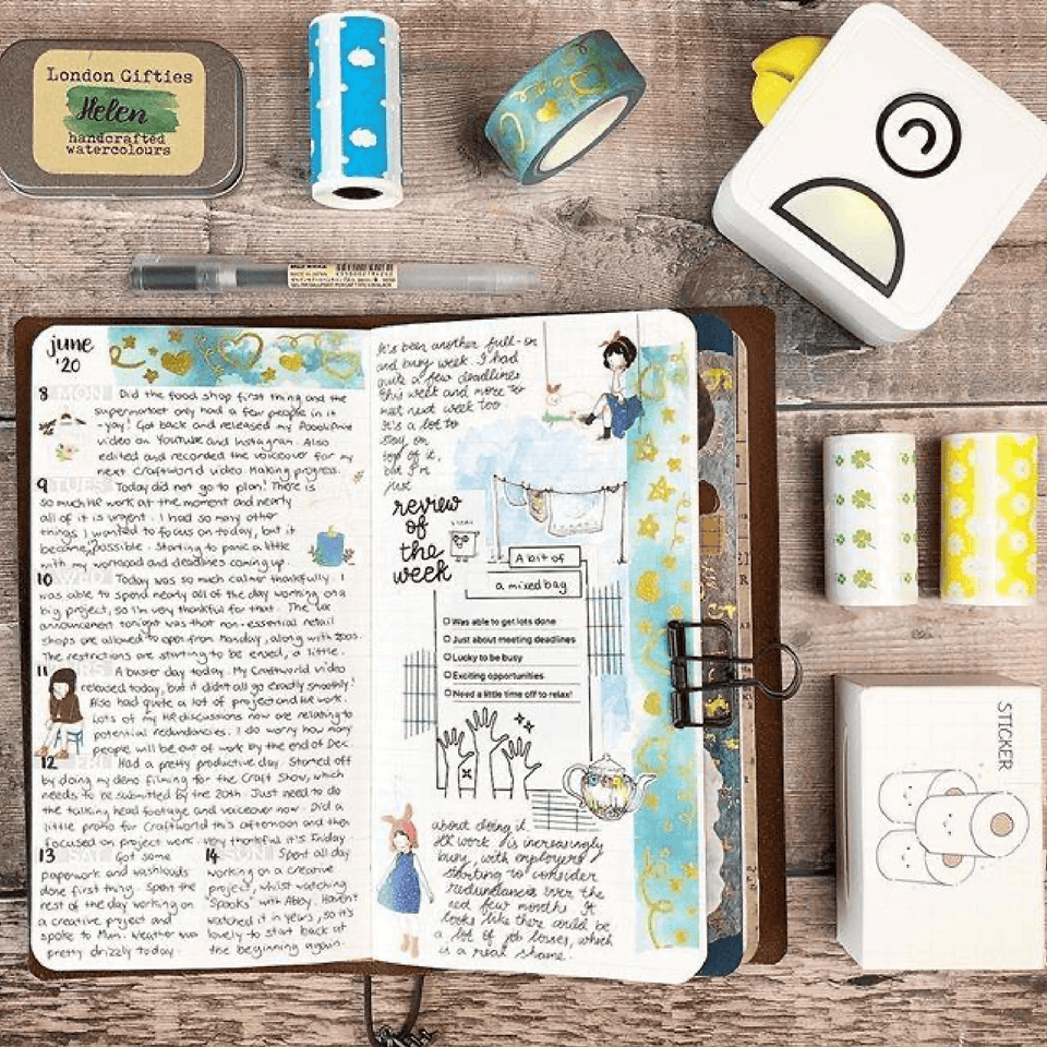 Poooliprinter L2 300dpi Instant HD Printer & One FREE Paper Roll