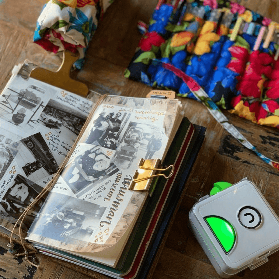 Poooliprint Sticky Semi-Transparent Paper Roll