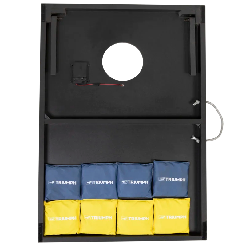 Play in the Dark Blue and Yellow Cornhole Board Set of 2