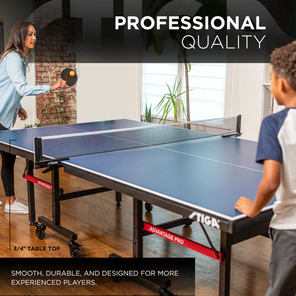 Stiga Advantage Pro Tournament-Quality Indoor Table Tennis / Ping Pong Table