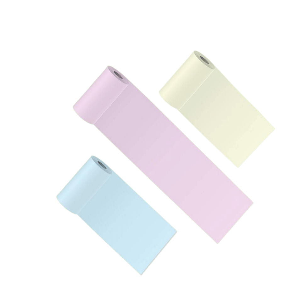 Pooolipaper Colored Paper Rolls  - 3 Paper Rolls